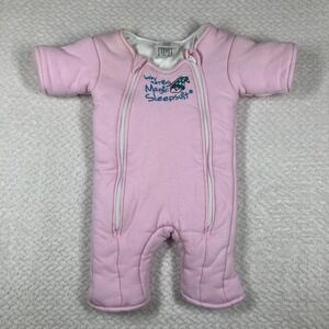 Baby Merlin's Magic Sleepsuit Small 3-6 Months Pink Infant Sleep Sack